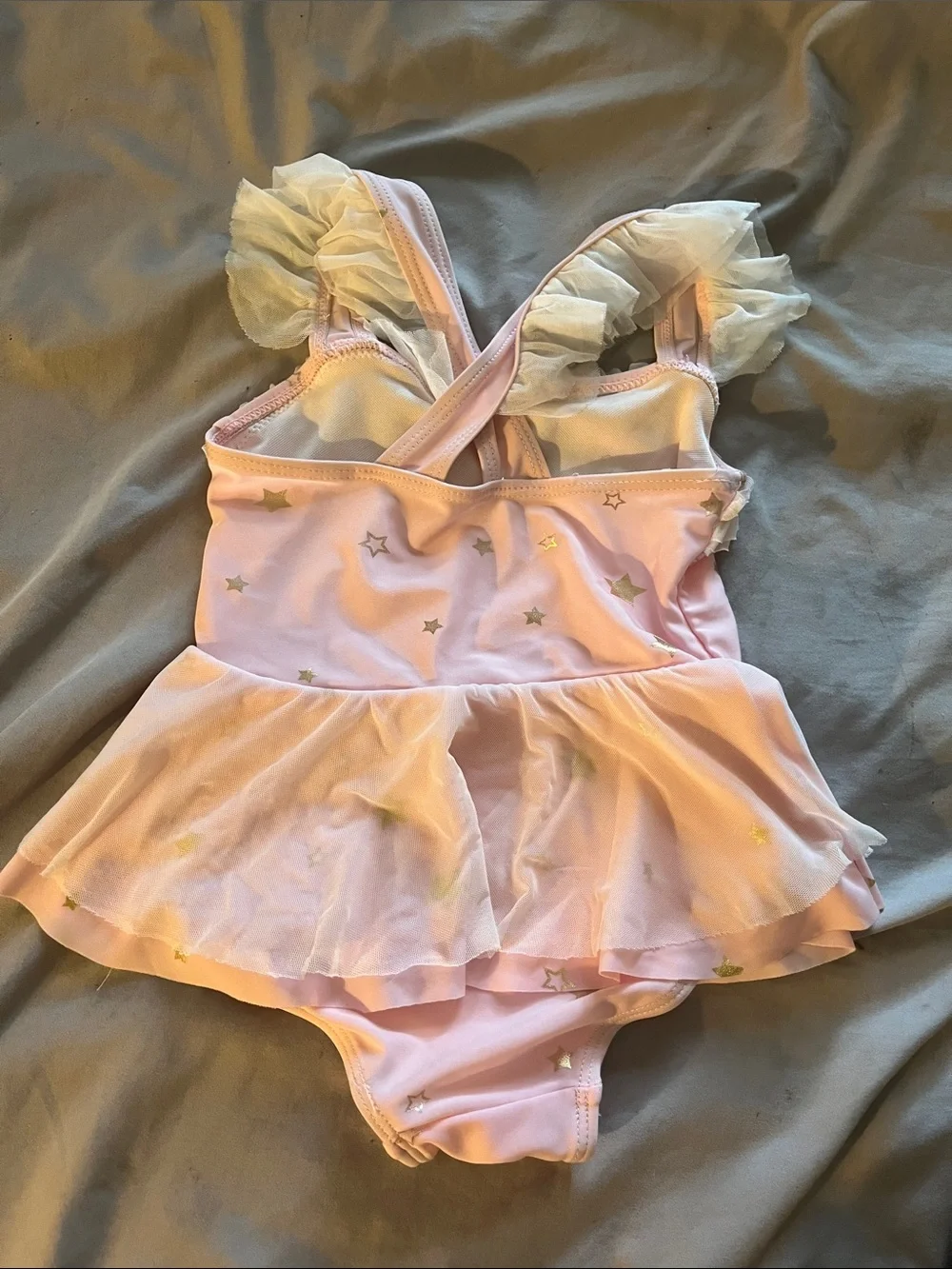 Pink Star Tutu One-Piece Swimsuit